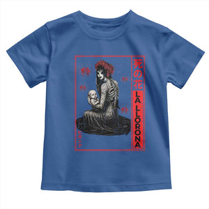 La Llorona Toddler T Shirt Folklore Japanese Spider Lily Soft Grunge Anime Aesthetic Flower TS10 Royal Blue Print Your Wear