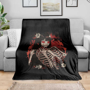 Horror Anime Manga Throw Blanket Japan Japanese Creepy Kawaii Goth TS10 Print Your Wear