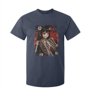 Horror Anime Manga T Shirt For Kid Japan Japanese Creepy Kawaii Goth TS10 Navy Print Your Wear