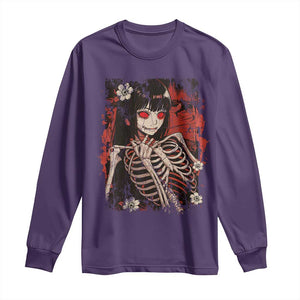 Horror Anime Manga Long Sleeve Shirt Japan Japanese Creepy Kawaii Goth TS10 Purple Print Your Wear