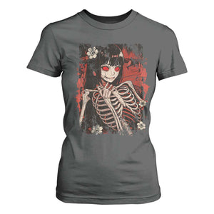 Horror Anime Manga T Shirt For Women Japan Japanese Creepy Kawaii Goth TS10 Dark Heather Print Your Wear