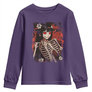 Horror Anime Manga Youth Sweatshirt Japan Japanese Creepy Kawaii Goth TS10 Purple Print Your Wear