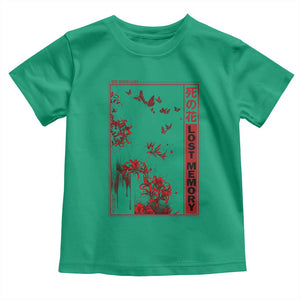 Japanese Spider Lily Toddler T Shirt Soft Grunge Anime Aesthetic Flower TS10 Irish Green Print Your Wear