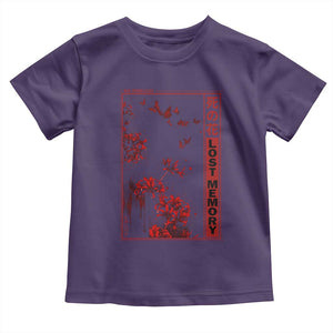 Japanese Spider Lily Toddler T Shirt Soft Grunge Anime Aesthetic Flower TS10 Purple Print Your Wear