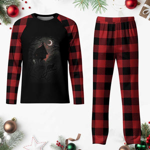 Baba Yaga House Plaid Pajama Set Gothic Slavic Folklore Russia Fairy Tale TS10 Buffalo Plaid Print Your Wear