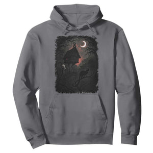 Baba Yaga House Hoodie Gothic Slavic Folklore Russia Fairy Tale TS10 Charcoal Print Your Wear