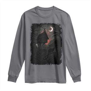 Baba Yaga House Long Sleeve Shirt Gothic Slavic Folklore Russia Fairy Tale TS10 Charcoal Print Your Wear