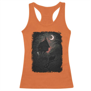 Baba Yaga House Racerback Tank Top Gothic Slavic Folklore Russia Fairy Tale TS10 Orange Print Your Wear