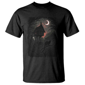 Baba Yaga House T Shirt Gothic Slavic Folklore Russia Fairy Tale TS10 Black Print Your Wear