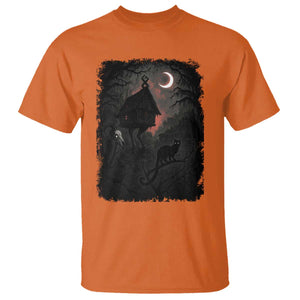Baba Yaga House T Shirt Gothic Slavic Folklore Russia Fairy Tale TS10 Orange Print Your Wear