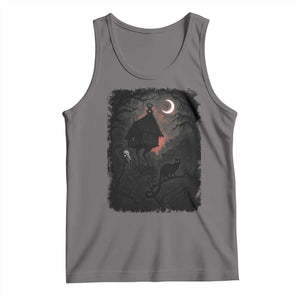 Baba Yaga House Tank Top Gothic Slavic Folklore Russia Fairy Tale TS10 Deep Heather Print Your Wear