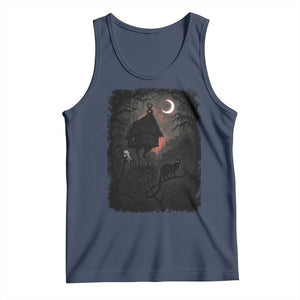 Baba Yaga House Tank Top Gothic Slavic Folklore Russia Fairy Tale TS10 Navy Print Your Wear
