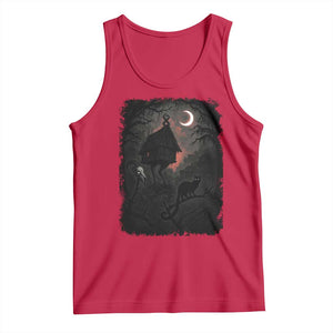Baba Yaga House Tank Top Gothic Slavic Folklore Russia Fairy Tale TS10 Red Print Your Wear