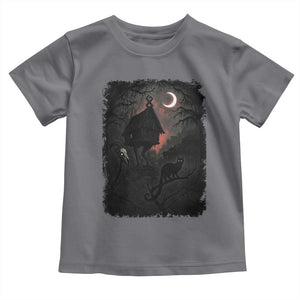 Baba Yaga House Toddler T Shirt Gothic Slavic Folklore Russia Fairy Tale TS10 Charcoal Print Your Wear