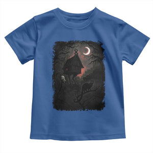 Baba Yaga House Toddler T Shirt Gothic Slavic Folklore Russia Fairy Tale TS10 Royal Blue Print Your Wear