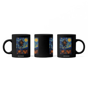 Baba Yaga House Coffee Mug Starry Night Van Gogh Slavic Folklore Russia Fairy Tale TS10 Print Your Wear