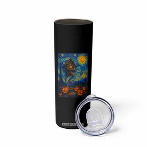 Baba Yaga House Skinny Tumbler Starry Night Van Gogh Slavic Folklore Russia Fairy Tale TS10 Print Your Wear