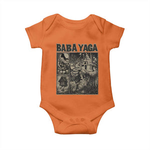 Baba Yaga House Baby Onesie Slavic Folklore Russia Fairy Tale Horror Fans TS10 Orange Print Your Wear