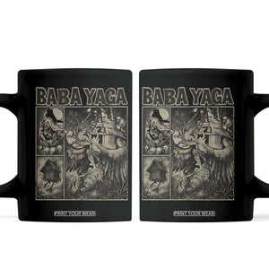 Baba Yaga House Coffee Mug Slavic Folklore Russia Fairy Tale Horror Fans TS10 Black Print Your Wear