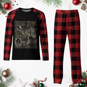Baba Yaga House Plaid Pajama Set Slavic Folklore Russia Fairy Tale Horror Fans TS10 Buffalo Plaid Print Your Wear