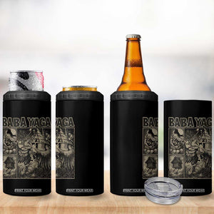Baba Yaga House 4 in 1 Can Cooler Tumbler Slavic Folklore Russia Fairy Tale Horror Fans TS10 Print Your Wear