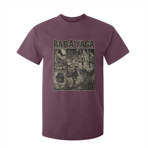 Baba Yaga House T Shirt For Kid Slavic Folklore Russia Fairy Tale Horror Fans TS10 Maroon Print Your Wear