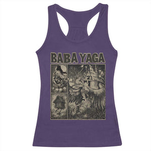 Baba Yaga House Racerback Tank Top Slavic Folklore Russia Fairy Tale Horror Fans TS10 Purple Print Your Wear