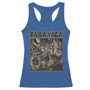 Baba Yaga House Racerback Tank Top Slavic Folklore Russia Fairy Tale Horror Fans TS10 Royal Blue Print Your Wear