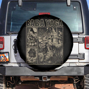 Baba Yaga House Spare Tire Cover Slavic Folklore Russia Fairy Tale Horror Fans TS10 No hole Black Print Your Wear