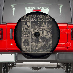 Baba Yaga House Spare Tire Cover Slavic Folklore Russia Fairy Tale Horror Fans TS10 Black Print Your Wear