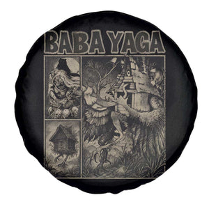 Baba Yaga House Spare Tire Cover Slavic Folklore Russia Fairy Tale Horror Fans TS10 Print Your Wear