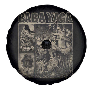 Baba Yaga House Spare Tire Cover Slavic Folklore Russia Fairy Tale Horror Fans TS10 Print Your Wear
