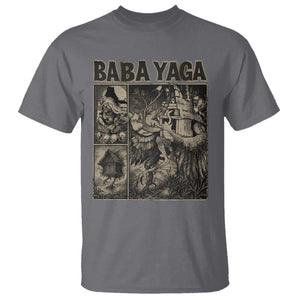 Baba Yaga House T Shirt Slavic Folklore Russia Fairy Tale Horror Fans TS10 Charcoal Print Your Wear