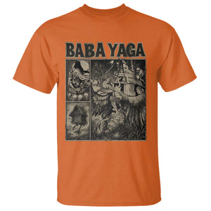 Baba Yaga House T Shirt Slavic Folklore Russia Fairy Tale Horror Fans TS10 Orange Print Your Wear