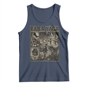 Baba Yaga House Tank Top Slavic Folklore Russia Fairy Tale Horror Fans TS10 Navy Print Your Wear