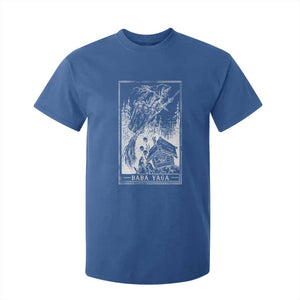 Baba Yaga House Tarot Card T Shirt For Kid Botanical Slavic Folklore Pagan Witchy TS10 Royal Blue Print Your Wear