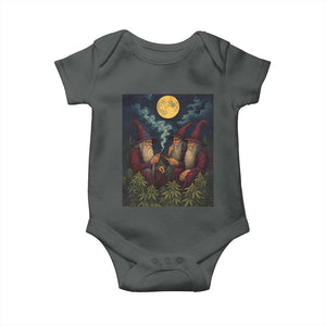 Wizard 420 Smoking Marijuana Baby Onesie Funny Stoner Weed Lover Meme TS10 Dark Heather Print Your Wear