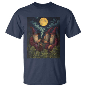 Wizard 420 Smoking Marijuana T Shirt Funny Stoner Weed Lover Meme TS10 Navy Print Your Wear