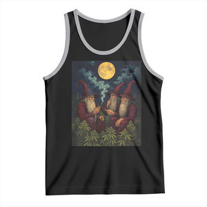 Wizard 420 Smoking Marijuana Tank Top Funny Stoner Weed Lover Meme TS10 Black Athletic Heather Print Your Wear