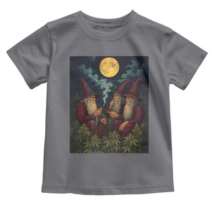 Wizard 420 Smoking Marijuana Toddler T Shirt Funny Stoner Weed Lover Meme TS10 Charcoal Print Your Wear
