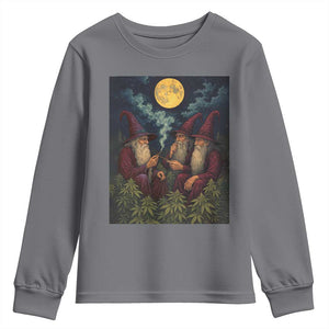 Wizard 420 Smoking Marijuana Youth Sweatshirt Funny Stoner Weed Lover Meme TS10 Charcoal Print Your Wear