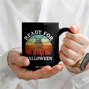 Funny Halloween Frog Coffee Mug Retro Spooky Season Funny Frogs Costume TS10 Print Your Wear