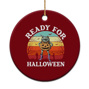 Funny Halloween Frog Ceramic Ornament Retro Spooky Season Funny Frogs Costume TS10 1pc Red Print Your Wear