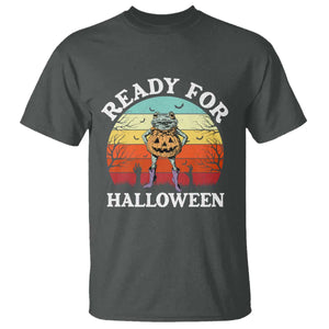 Funny Halloween Frog T Shirt Retro Spooky Season Funny Frogs Costume TS10 Dark Heather Print Your Wear