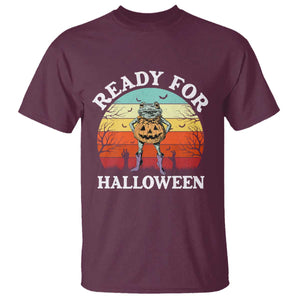 Funny Halloween Frog T Shirt Retro Spooky Season Funny Frogs Costume TS10 Maroon Print Your Wear
