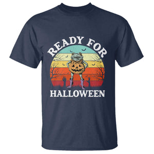 Funny Halloween Frog T Shirt Retro Spooky Season Funny Frogs Costume TS10 Navy Print Your Wear
