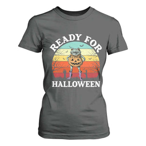 Funny Halloween Frog T Shirt For Women Retro Spooky Season Funny Frogs Costume TS10 Dark Heather Print Your Wear