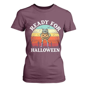 Funny Halloween Frog T Shirt For Women Retro Spooky Season Funny Frogs Costume TS10 Maroon Print Your Wear
