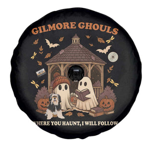 Gilmore Ghouls Halloween Spare Tire Cover Retro Book Lover Cute Ghost Fall Pumpkin TS10 Print Your Wear