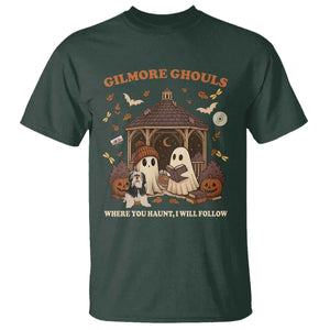 Gilmore Ghouls Halloween T Shirt Retro Book Lover Cute Ghost Fall Pumpkin TS10 Dark Forest Green Print Your Wear